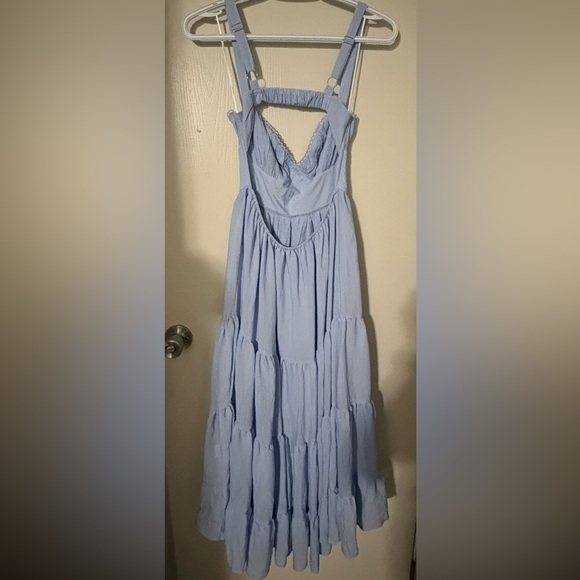 Hello Molly Sky Blue Maxi Dress - Picture 2 of 3